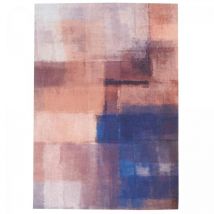 Unamourdetapis - Tapis extérieur kilim 155x230 ocre et marron rectangle homar