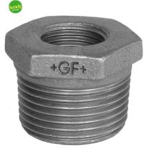 Raccordo ridotto maschio femmina in ghisa malleabile zincato 11/4'x1' georg fischer