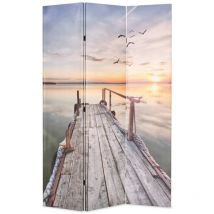 Folding Room Divider 120x170 cm Lake Vidaxl