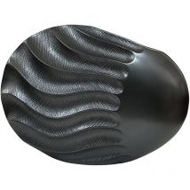 Sand Wave Design Polyresin Vase for the Living Room, Stylish Decorative Vase