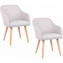 Kingpower - 2/4/6/8 Chaises Table á Manger Chaise Salle Manger Serre-bras Fauteuil Couleurs Différente