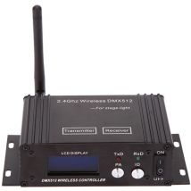 2,4g Wireless Dmx Controller 512g Sender Empfänger Lcd Display Einstellbare Power Repeater Beleuchtung Controller 1