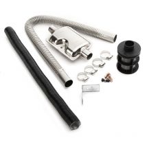 24mm Exhaust Silencer & 25mm Air Filter Accessory & 2 Pipe For Air Diesel Heater