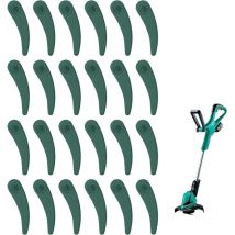Komiro - 24pcs Lames En Plastique De Rechange Tondeuse Lame Coupe Bordure Lame Coupe Bordur Lames En Plastique Coupe Bordure à Lame Plastique Pour