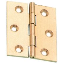 24PZ cerniera fresata piana oro satinato GR.40X35
