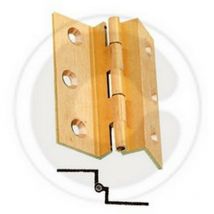 24PZ cerniera fresata con collo oro satinato GR.50X40