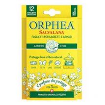 Orphea - 24PZ salvalana foglietti per cassetti e armadi al profumo di fiori - PZ.12