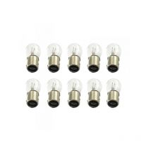 10 Pezzi Lampada Alogena S25 P21/4W BAZ15D Asimmetrica 12V 21/4W