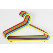 TOM - 24x 6er Set Kinder Kleiderbügel bunt mini klein Kleidung aufhängen Kunststoff