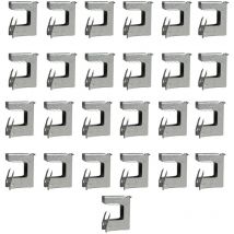Boîte plastique de 25 attaches tigre pour l'accrochage et la suspension sur charpente acier 2-8 mm RAM