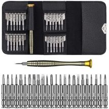25 en 1 Précision Tournevis Kit de Outils de Réparation pour Portable Laptop,Montre,Bijoux,Jouets,Lunettes etc