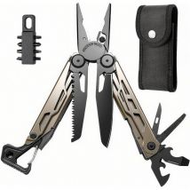 25-in-1-multifunktionswerkzeug Aus Edelstahl Mit Selbstverriegelung, Ideal Für Outdoor-aktivitäten Wie Camping, Survival Und Wandern