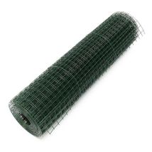 Le Poisson Qui Jardine - 25 m De Grillage à Poules Vert 12mm 1m de haut Pour Clapier, Poulailler, Volière - Vert