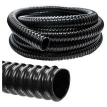25 mètres, Tuyau 20 mm 3/4, pvc Souple, Pour Étangs Ou Bassin De Jardin - Noir