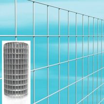 25 mt rete metallica elettrosaldata 50x75 75x50 zincata recinzione h 120cm