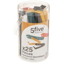 Set mit 25 hermetischen klammern - 5five