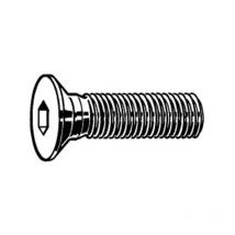 25 Vis btr Inox A2 6 pans creux Tête Fraisée 6 x 30 mm