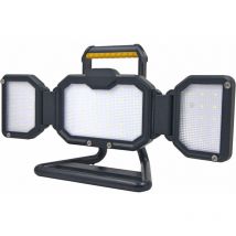 EDM - 25-W-LED-Laterne, 3 Modi, IP44, 8 Stunden Akkulaufzeit 36173