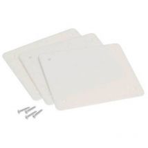 Elettrocanali - 25 x couverture de cass. encastré mm. 120x100