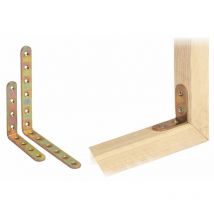 Aldeghi - 25 x plaque d'angle acc. trop. art.768 100x4,0x100 mm