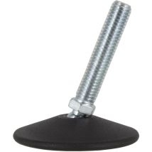 25 x zinc de pied oscillant réglable. ma10xd.60 mm