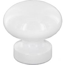 25 x bouton en bois lacc. blanc mm. 25 (101/d)