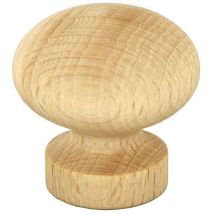25 x bouton en bois brut art. 101/c mm.30