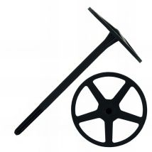 250 Fixations Noir D'Isolant Souple Sous Bardage Sans Clou, Noir - 8 X 120 Mm