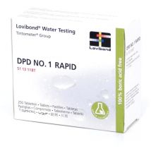250 Pastiglie Reagenti DPD1 RAPID Lovibond per Misurazione Cloro Libero per Test Manuali - Dissoluzione Rapida