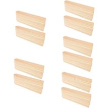 Shining House - 250 Pièces Étiquette De Plante En Bois Panneaux En Bois Vierges Plantes Pour Vivre à L'extérieur Bâtons D'étiquettes De Jardin