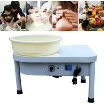 Senderpick - 250 w 25 cm Roue de poterie professionnelle Roue de poterie électrique avec pédale Machine à céramique électrique Outil de fabrication