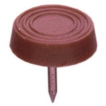 250 x sous-chaise avec fausse vis 14 mm brown