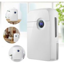 Senderpick - 2500 ml, 42 w, deshumidificador eléctrico Deshumidificador compacto con pantalla, depósito de agua, deshumidificador para habitaciones,