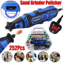 Dayplus - 252pcs électrique 800W Mini perceuse meuleuse polissage gravure outil rotatif diy kit