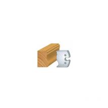 Luxoutils - 254: Jeu de 2 fers 50mm moulure Louis xv pour porte outils 50mm