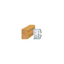 Luxoutils - 255: Jeu de 2 fers 50mm moulure Louis xiii pour porte outils 50mm