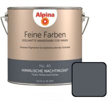 Feine Farben No. 40 Himmlische Nachtmusik 2,5 l tiefes mitternachtsblau edelmatt Wandfarbe - Alpina