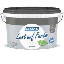 Renovo Effektfarbe matt 2,5L für Wände – hoch ergiebig, scheuerbeständig, geruchsneutral – für Innenräume