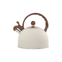 Aiperq - 2.5L Stainless Steel Whistling Kettle, Whistling Kettle for Gas Induction Cooktops, Easy to Clean, White