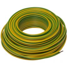 Cavo elettrico HO7V-U 2,5mm2 Verde/Giallo - 25m