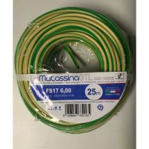 25mt fs17 unipolar 6mm grÜn gelb farbe mfs176gv25