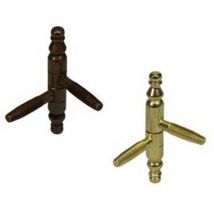 25PZ cerniere anuba barocco in acciaio - MM.9 MOD.132 (E.00132.09.02) bronzato