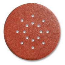 Sait - 25PZ disco abrasivo autoaggrappante per levigatrici muro ï mm. 225 - 16 fori grana 80