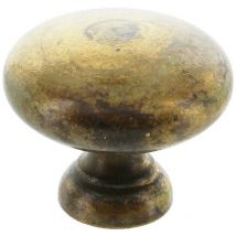 25PZ pomolo anticata art. 24228 MM.32 ottone antico