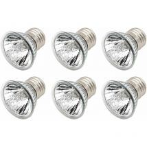 25W E27 Ampou Tortoise Heating Lamp, uva uvb Ampou Repti Heating Ampou Lamp, for Reptis Lizard Turtle Aquarium (Pack of 6)