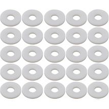 25x Rondelle plate de carrossier en nylon din 9021 large diamètre extérieur Universel Carrosserie Quotidien Réparation Modélisme, M5
