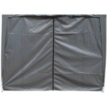 2.5x2.5M Pop Up Gazebo Side Panel Wall Only,1 Piece Anthracite with Zipper