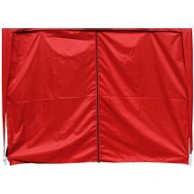 2.5x2.5M Red Pop Up Gazebo Side Panel Wall with Zipper 1 Piece Only