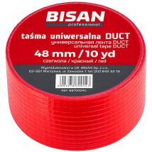 Bisan - 25yd Universel Rouge Ruban Tuyau Réparation Plaine Robuste Isolation Mousse
