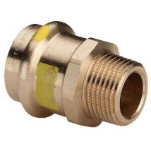 2611 Raccordo Nipple Fr Ø18X3/4'Maschio Bronzo Per Per Gas - 346157 - Viega